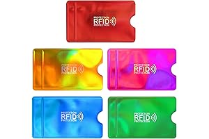 10-Count Pack of High-End RFID Blocking Sleeves for Maximum Credit Card Protection