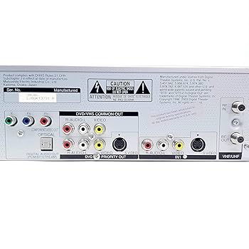 Amazon.com: Panasonic DMR-ES46VS VHS / DVD Recorder Silver