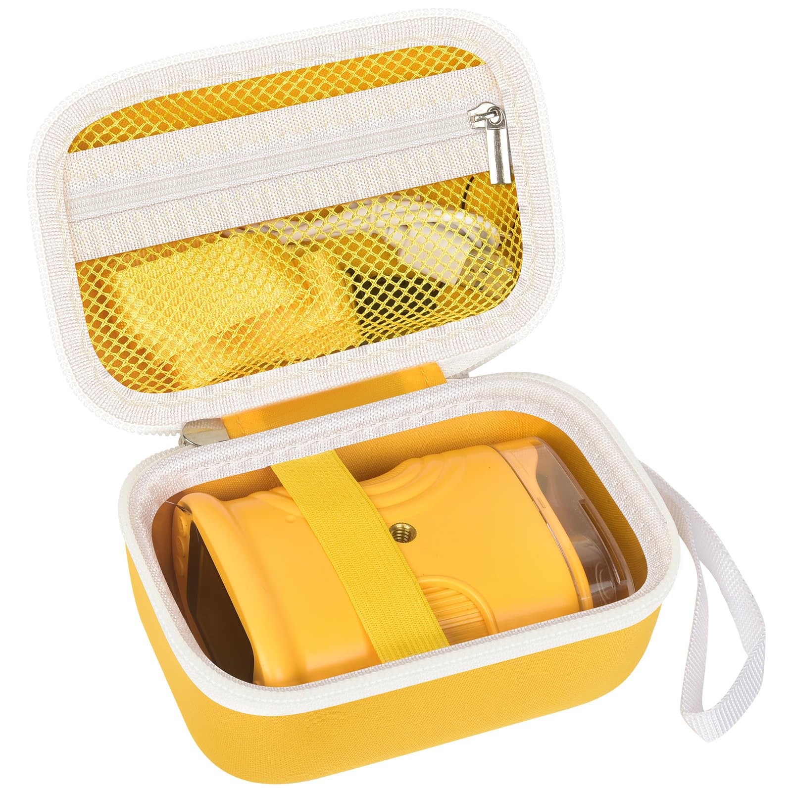 Étui de microscope pour enfants BMDSAE/pour microscope numérique portable Edubini 1000x, support de rangement portable pour câble de charge et accessoires de cartes SD (boîte uniquement)