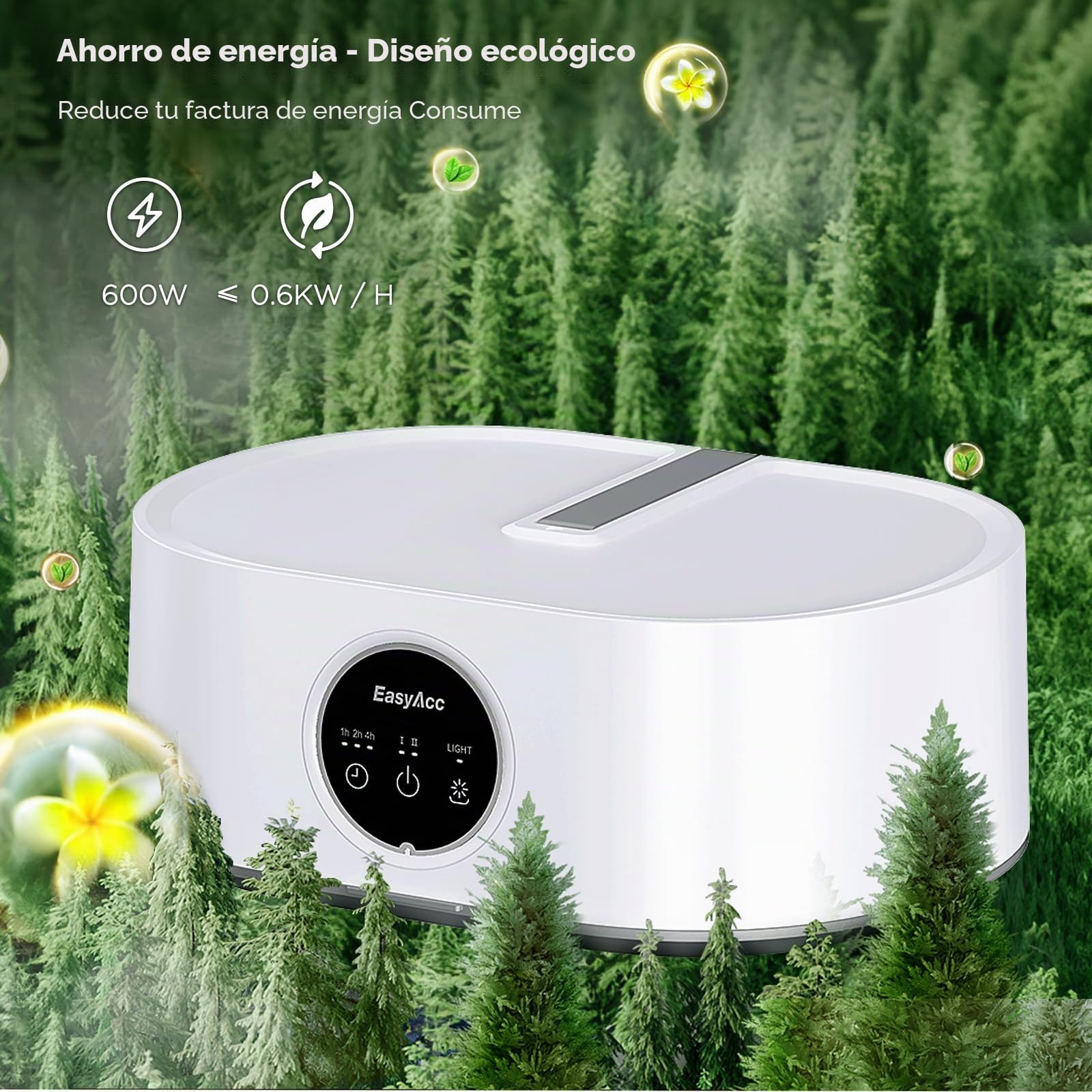 EasyAcc Secadora portátil independiente de carga superior de 10.0 kg