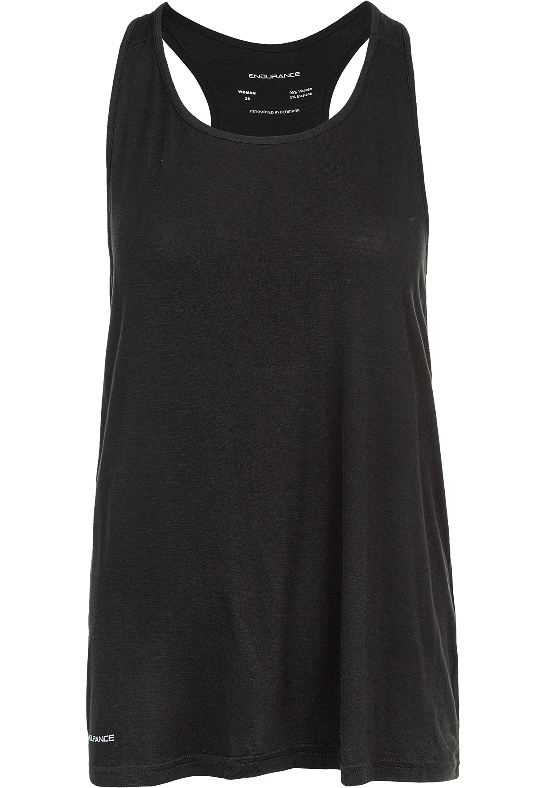 Endurance Women's Siva Top, Lightweight, 1001 Black, 36 (EU)