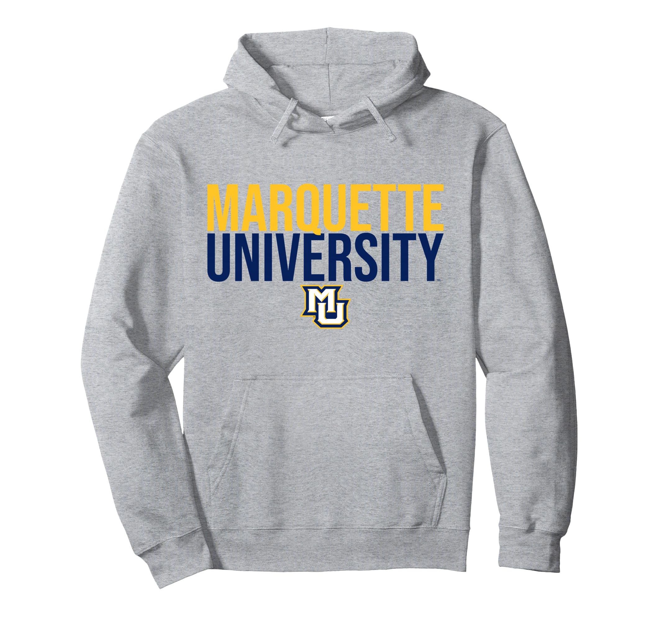 Marquette University Golden Eagles Stacked Pullover Hoodie