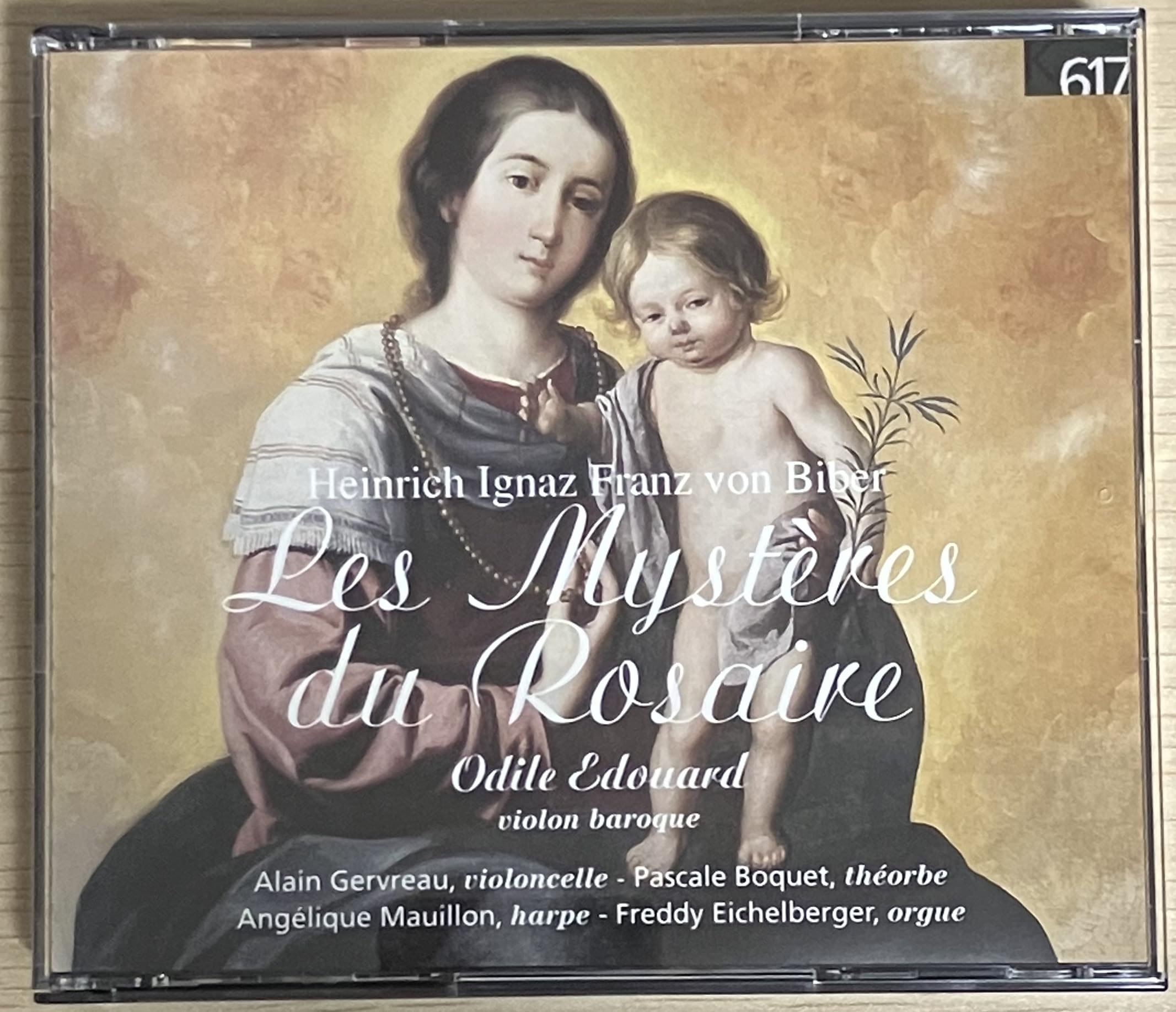 Biber:Rosary Sonatas [Audio CD] Edourd,Odile(Vln) , Ensemble Sine Titulo