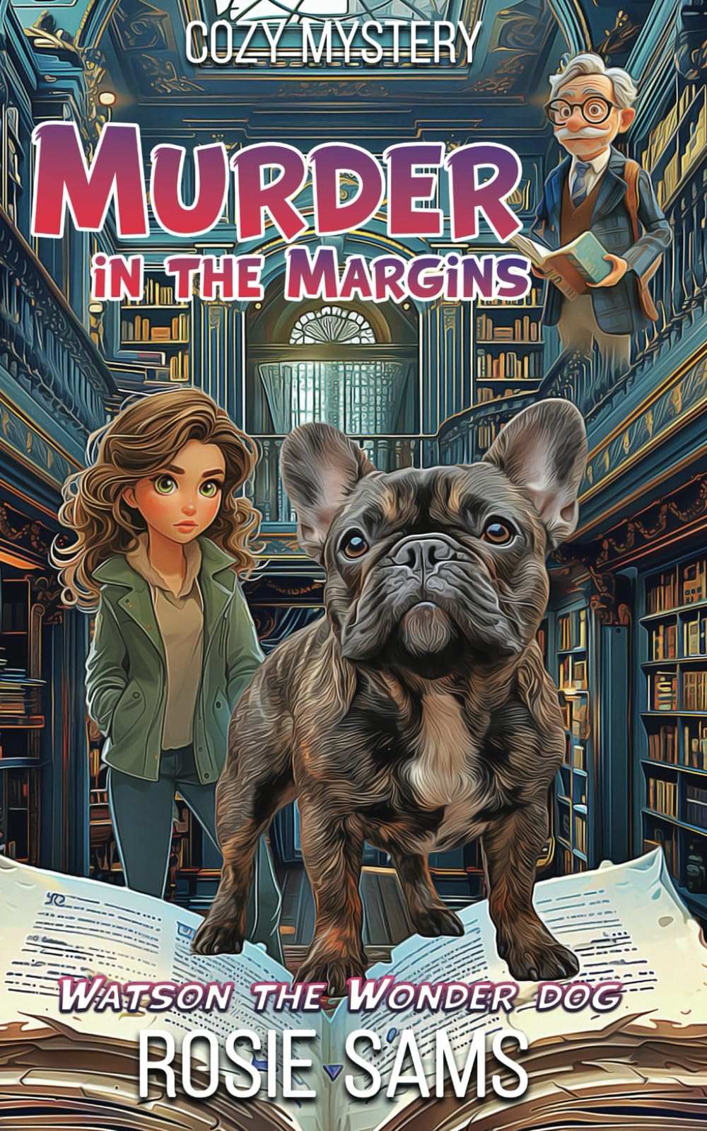 Murder in the Margins: Seabrook Haven Book Club Cozy Mystery (Watson the Wonder Dog Cozy Mystery)