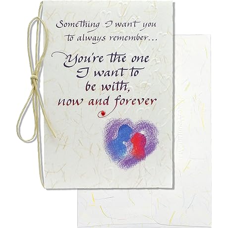 Blue Mountain Arts 'Something I Want You To Always Remember' Love Greeting...