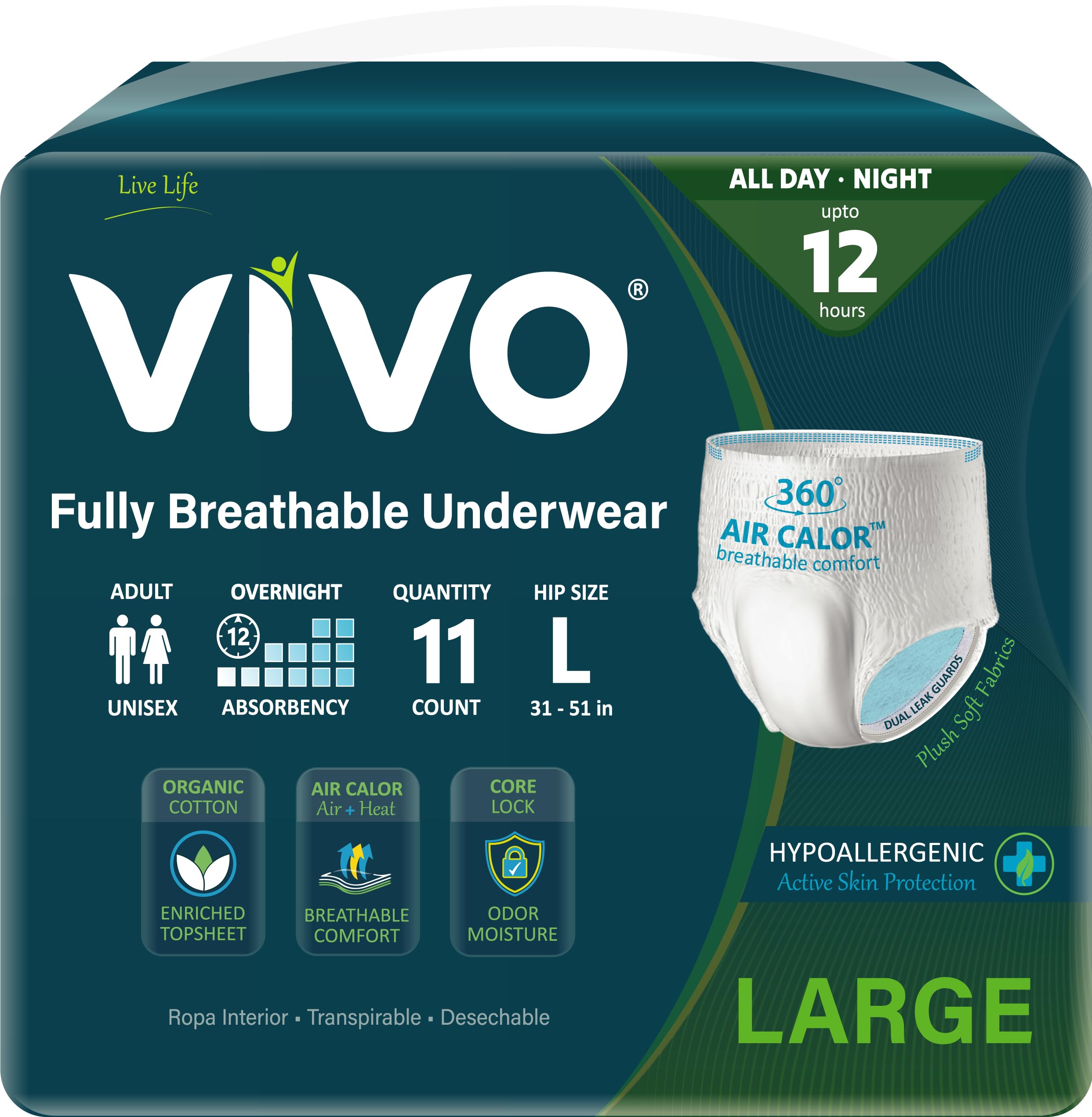 VIVO Organic Cotton Pullups