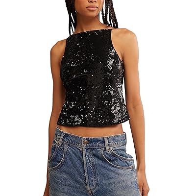Free People James Sequin Tank Top Women