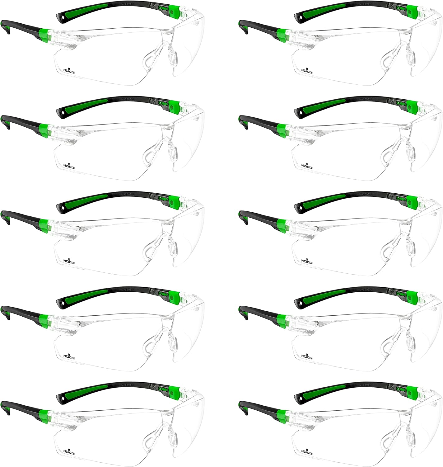 NoCry Safety Glasses with Clear Anti Fog Scratch Resistant WrapAround