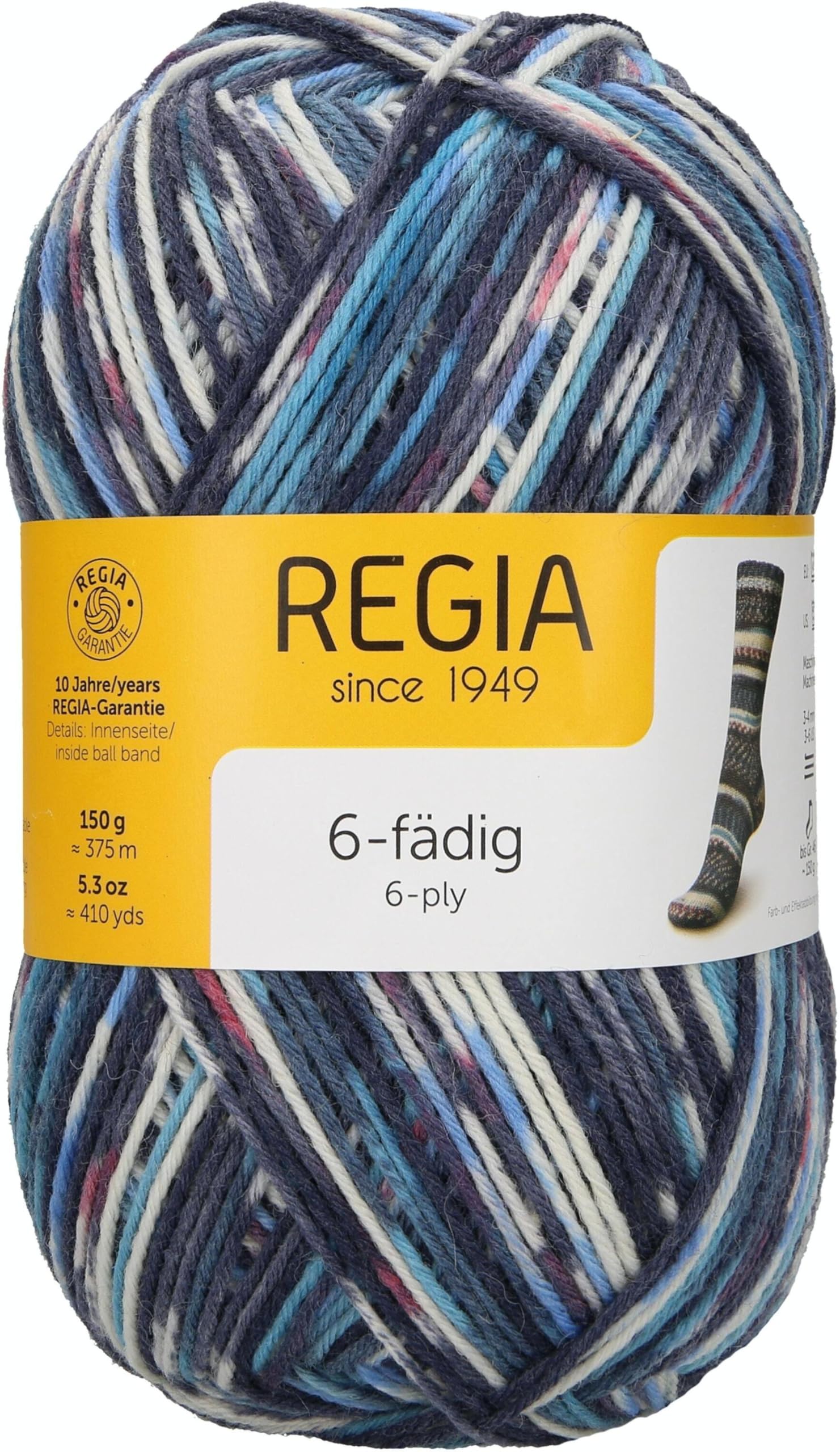 Regia Eidfjord Schachenmayr 6-Ply Colour, 150 G Hand Knitting Yarn