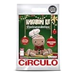 Amigurumi Kit by Circulo - Christmas Collection - All Materials Included, Clear Easy to Follow Instructions - 1 Crochet Kit (Gingerbread Man 02) (9423041)