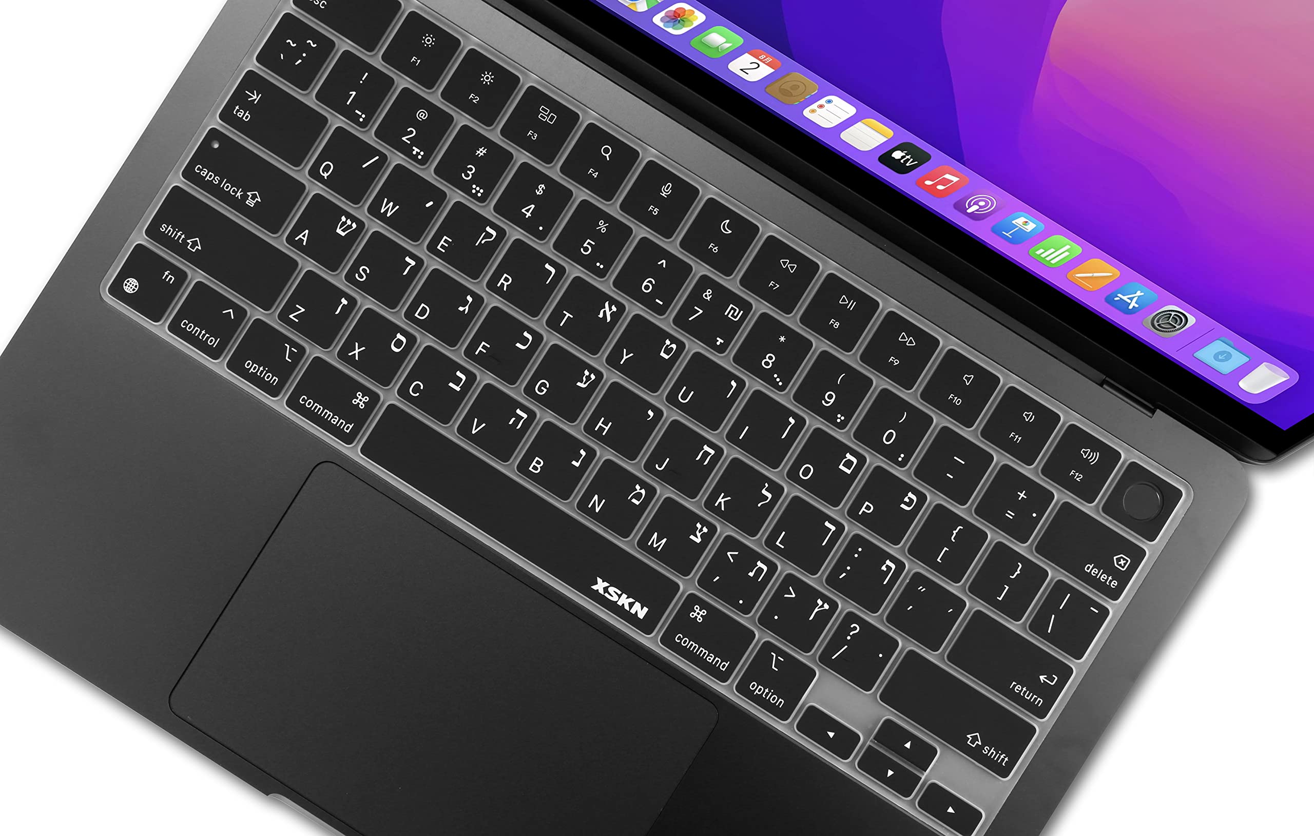 Amazon.com: XSKN Hebrew Language Black US Version Silicone