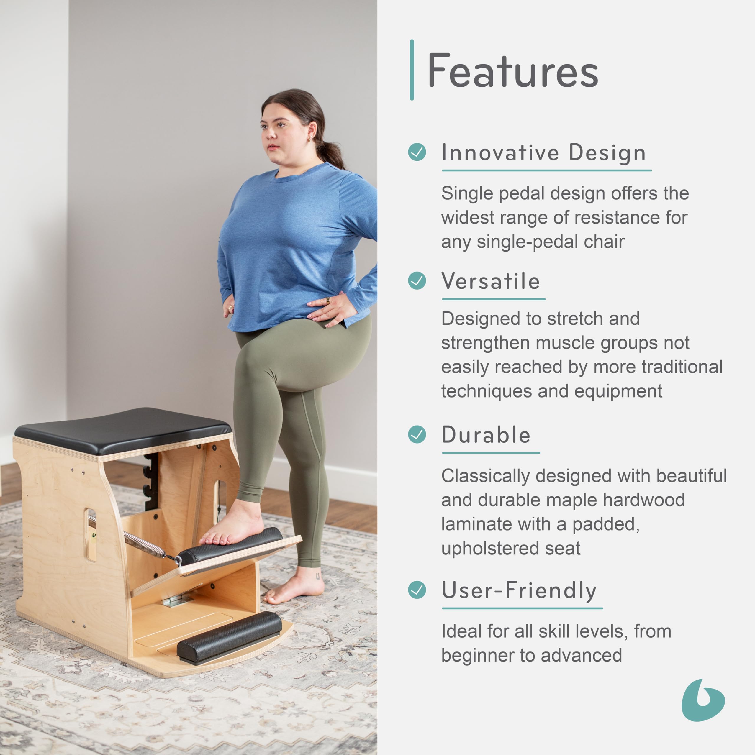 Yoga Chairs For Adults Pilates Wunda Chair By Brand Name: Split