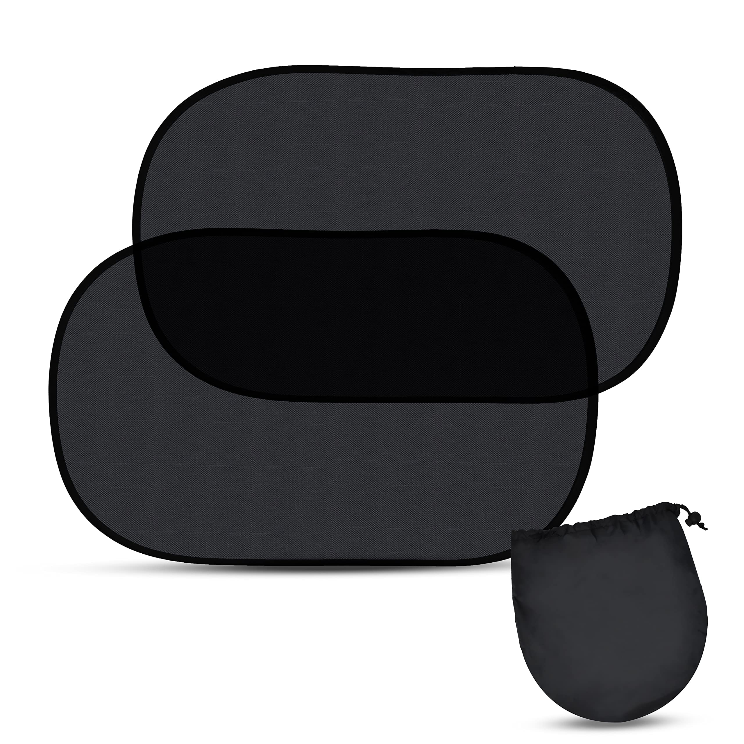 EcoNour Car Side Window Shades for Baby |2 Pack Side Window Sunshade for Kids | 18S Premium Static Cling |Automotive Sun Protection Baby from UV and Sun Glare |Car Accessories Large (21"x14")