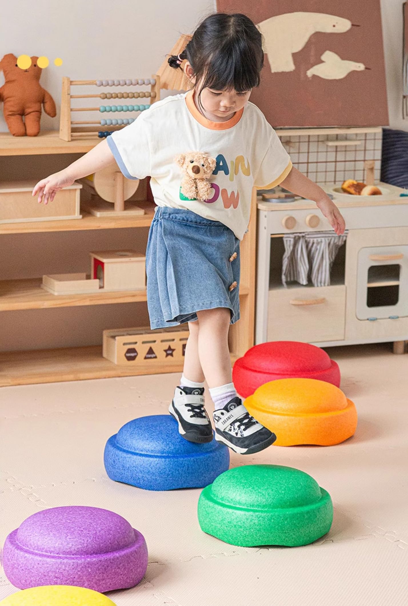 バランスブロック バランスストーンバランスボード 子供用 ゲーム 平均