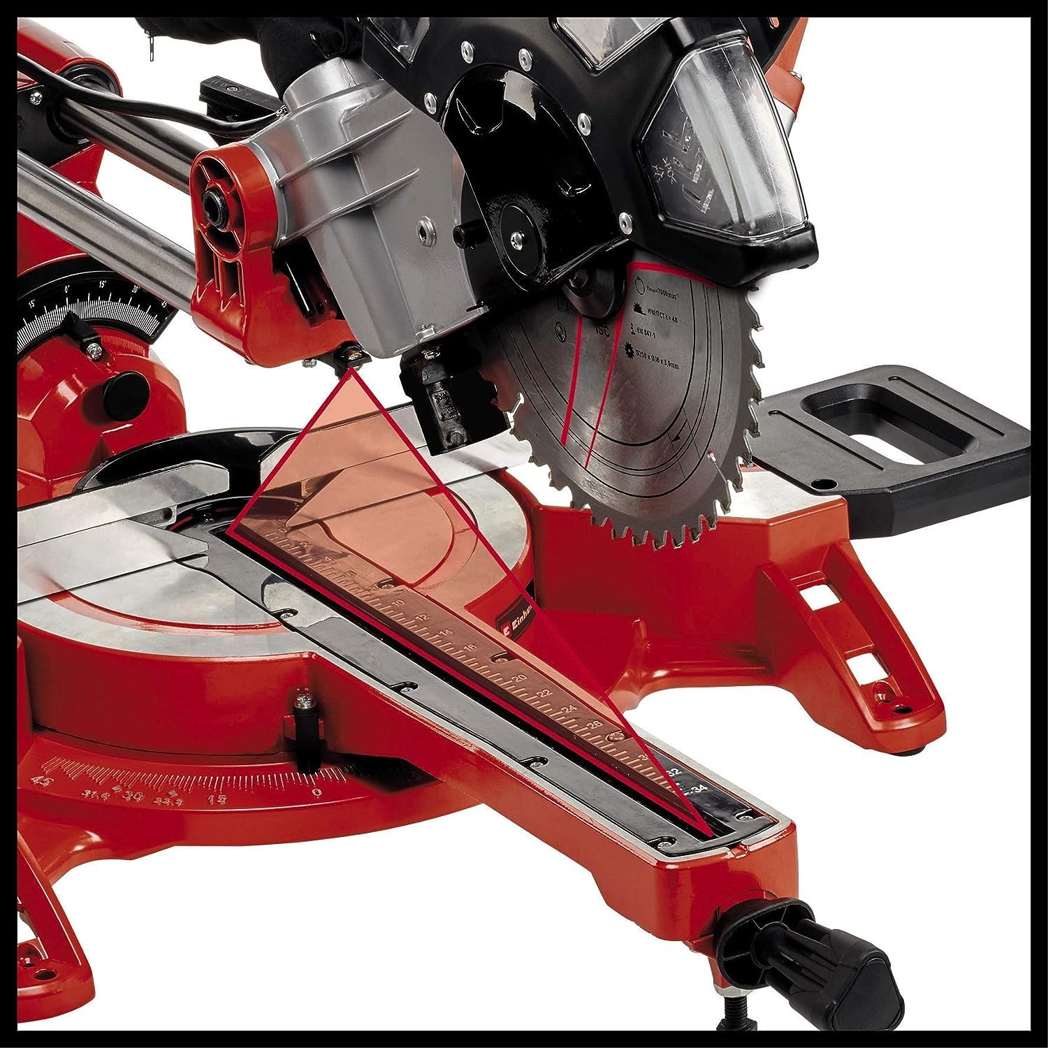 Einhell TC-SM 2534/1 Dual Troncatrice Radiale (230-240 V, 2350 W, Giri Al Min. 4000, Lama Ã˜250 X Ã˜30-48 Denti, Inclinabile DESTRA E SINISTRA 0-45°, Taglio Max 340 X 75 Mm)