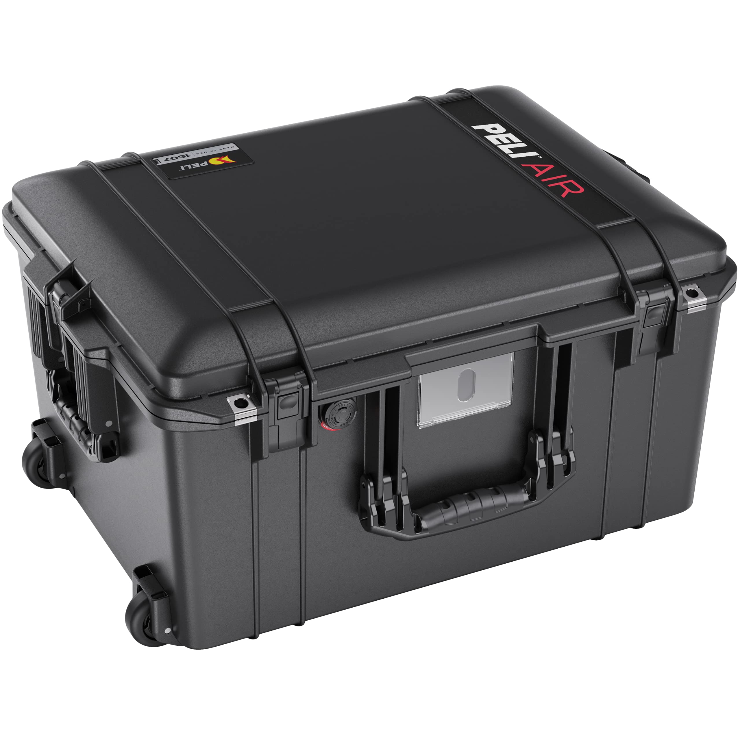 PELI 1607 Air Trolley Leggero Protettivo Per Drone E Attrezzatura Fotografica, Impermeabile E Resistente Alla Polvere, 63L Di Capacità, Fabbricato In USA, Senza Schiuma, Colore: Nero