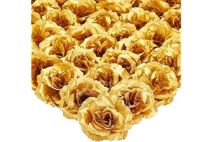 Bright Creations Gold Roses: Radiate Elegance with Artificial Flowers