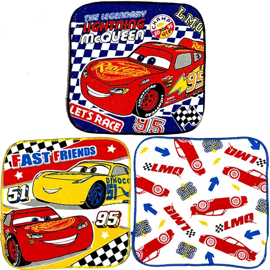 新品Disneyカーズミニタオル Amazon｜ミニタオル カーズ 3枚セット 446401 ポケットタオル