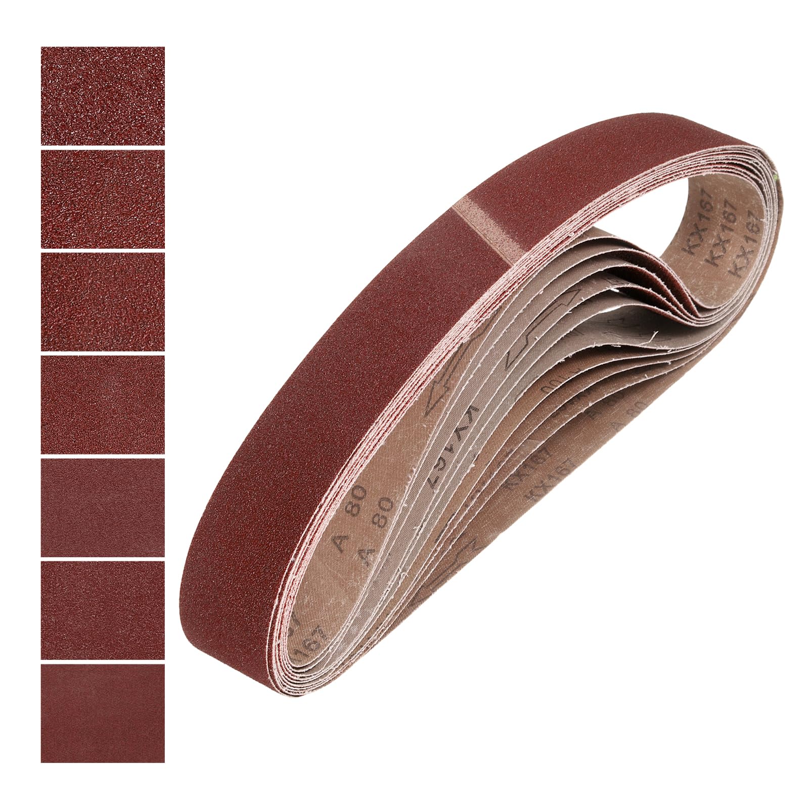 Bande abrasive 50x1220 mm sourcing map pour ponçage bois et métal