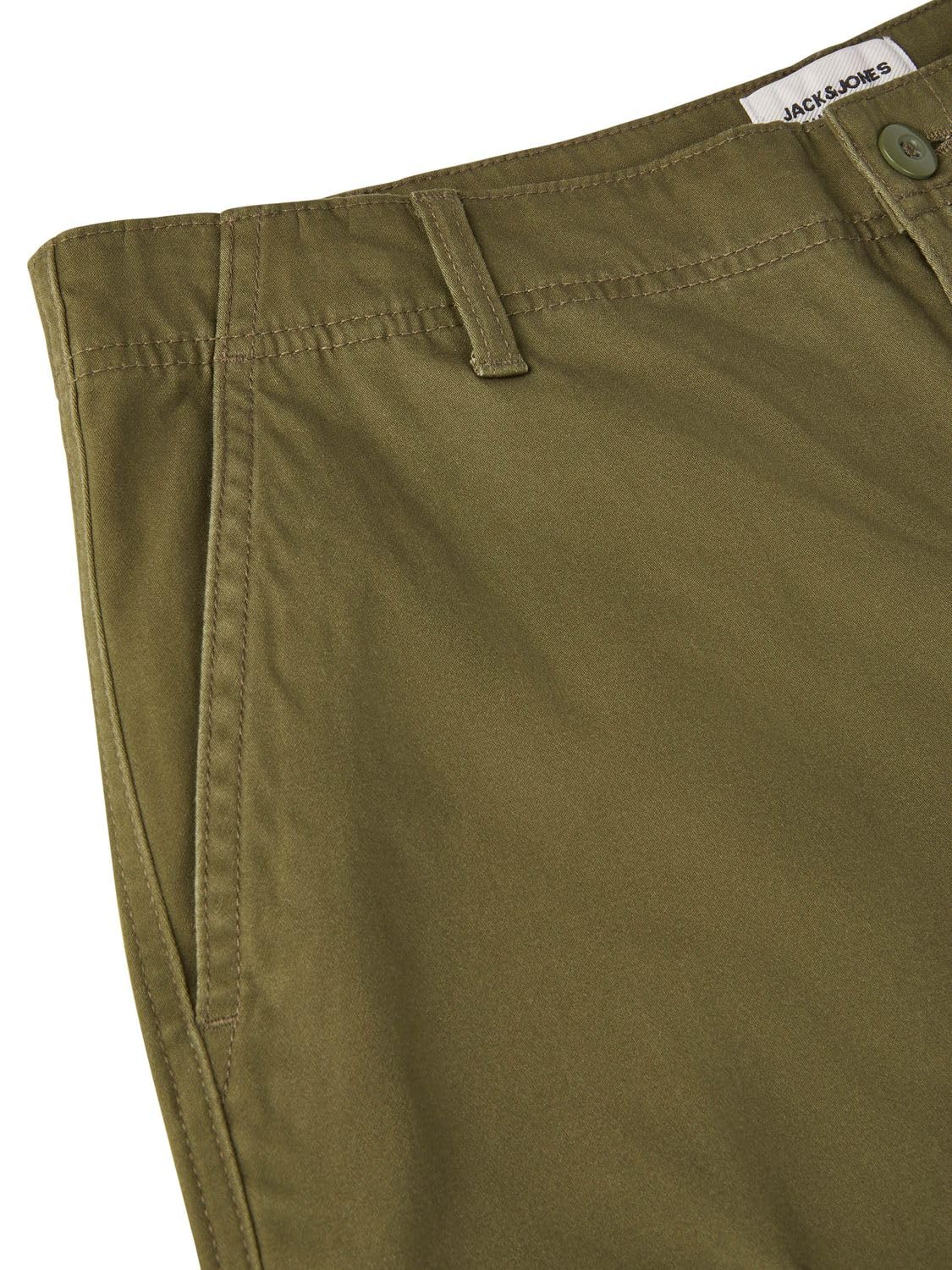 JACK & JONES Pantalones cargo para hombre, elásticos, holgados, con bolsillos, color negro, beige, verde, 30, 31, 32, 33, 34, 36, 38