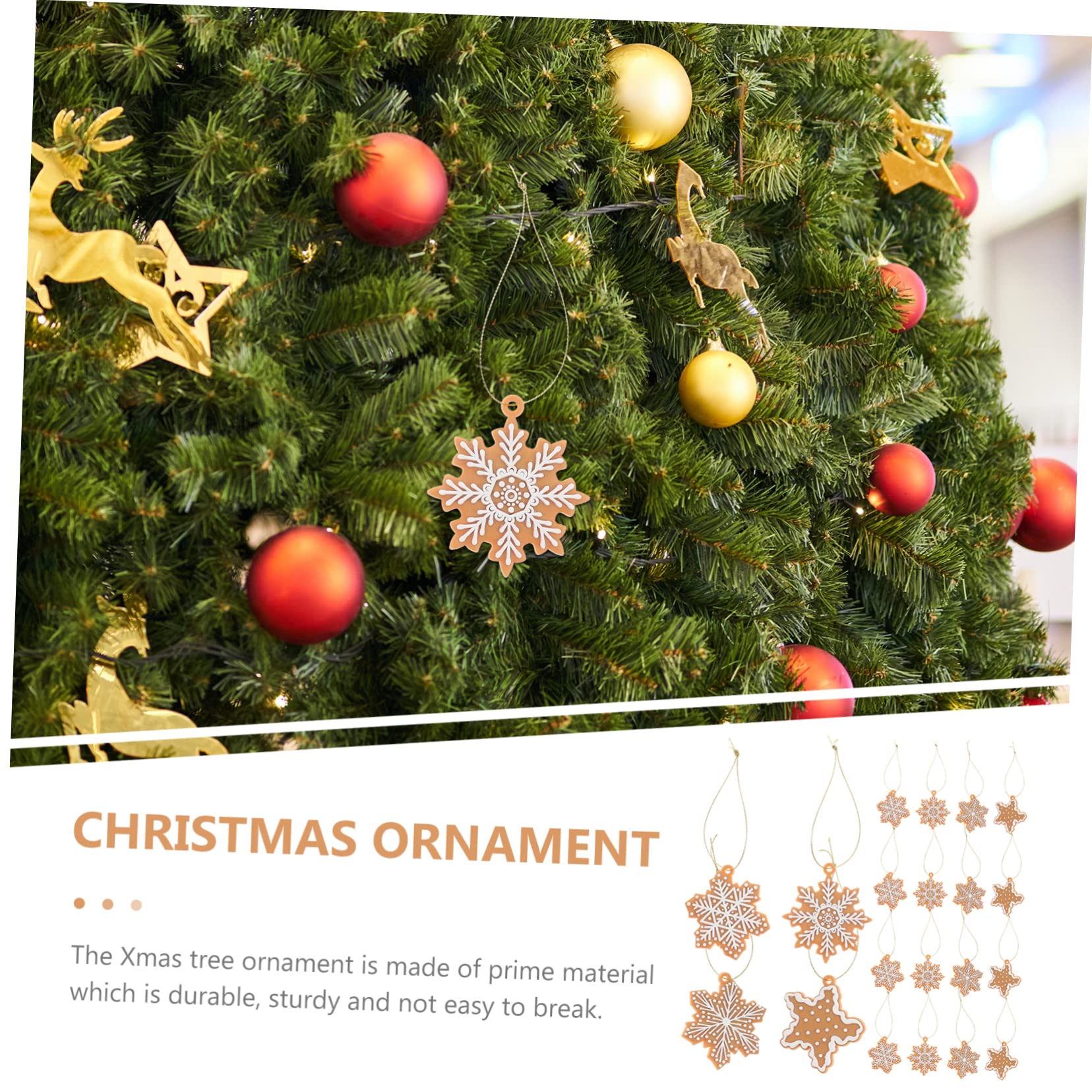 TOPBATHY 100 Pièces Pendentif Flocon de Neige décoration de noël à la Maison décor Suspendu de noël Decoration pour Sapin de Noel Christmas Tree Decorations de Bonbons Le PVC