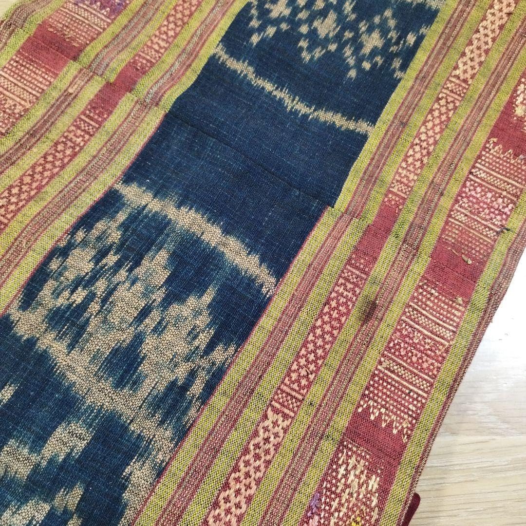 ラオス刺繍古布の名古屋帯