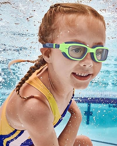 Miniatura 7 de Gafas de natación para niños, gafas de natación para niños de 6 a 14 años, antivaho con protección UV para niños y niñas