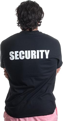 Miniatura 2 de Security Event Safety Guard Two Side Print Black wTall Sizes Unisex T-Shirt