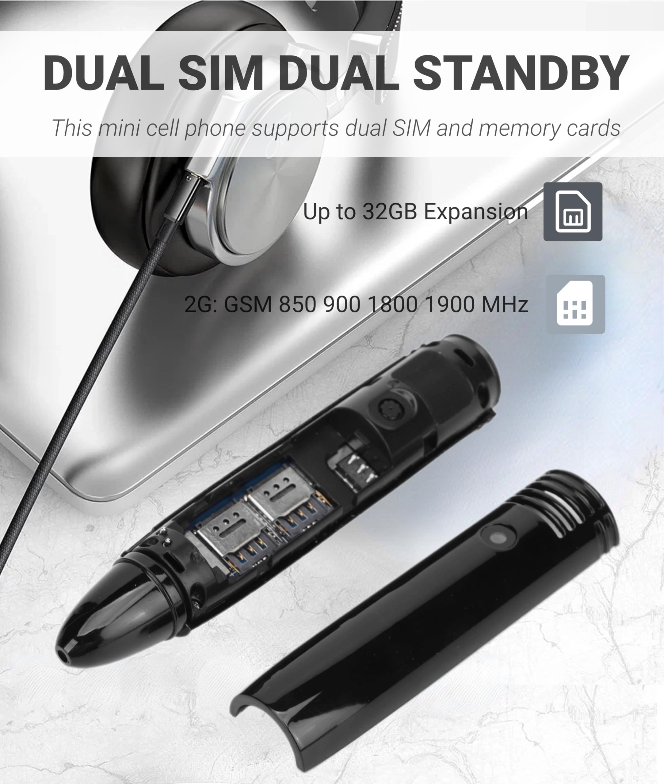 Kleines Handy Kleinstes Handy Der Welt Asudaro Mini Mobiltelefon, AK007 0,96 Zoll In Stiftform, Mini Bluetooth Dialer Für Telefon, 2G Dual SIM Karte GSM Dialer Handy Mit Kamera Und Rekorder Rot Mini