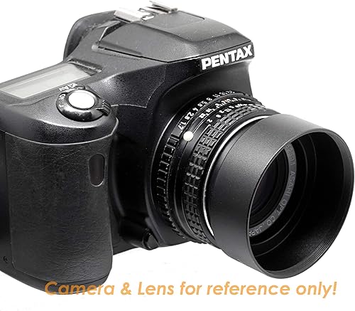 Miniatura 7 de Fotasy Parasol metálico de 2.638 in para lente Canon Fuji Leica Leitz Nikon Olympus Panasonic Pentax Sony, 2.638 in, parasol atornillado