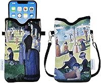 Vista 62 de Tainada Funda de neopreno para teléfono para hombres y mujeres con correa cruzada/cordón para el cuello para iPhone 17/16/15 Pro Max, Air, 16/15