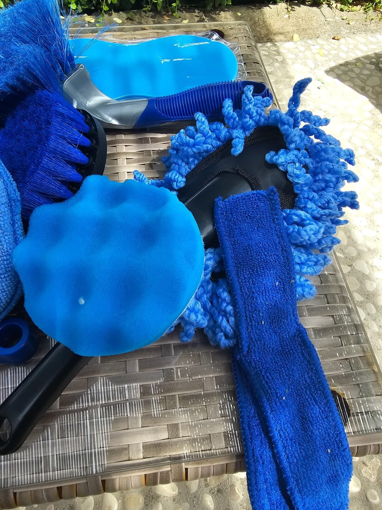 GADLANE Kit di Pulizia Auto - Kit Detailing Auto da 29 Pezzi con Borsa Portaoggetti, Kit di Pulizia Auto Interni ed Esterni Bagnato e Asciutto Kit