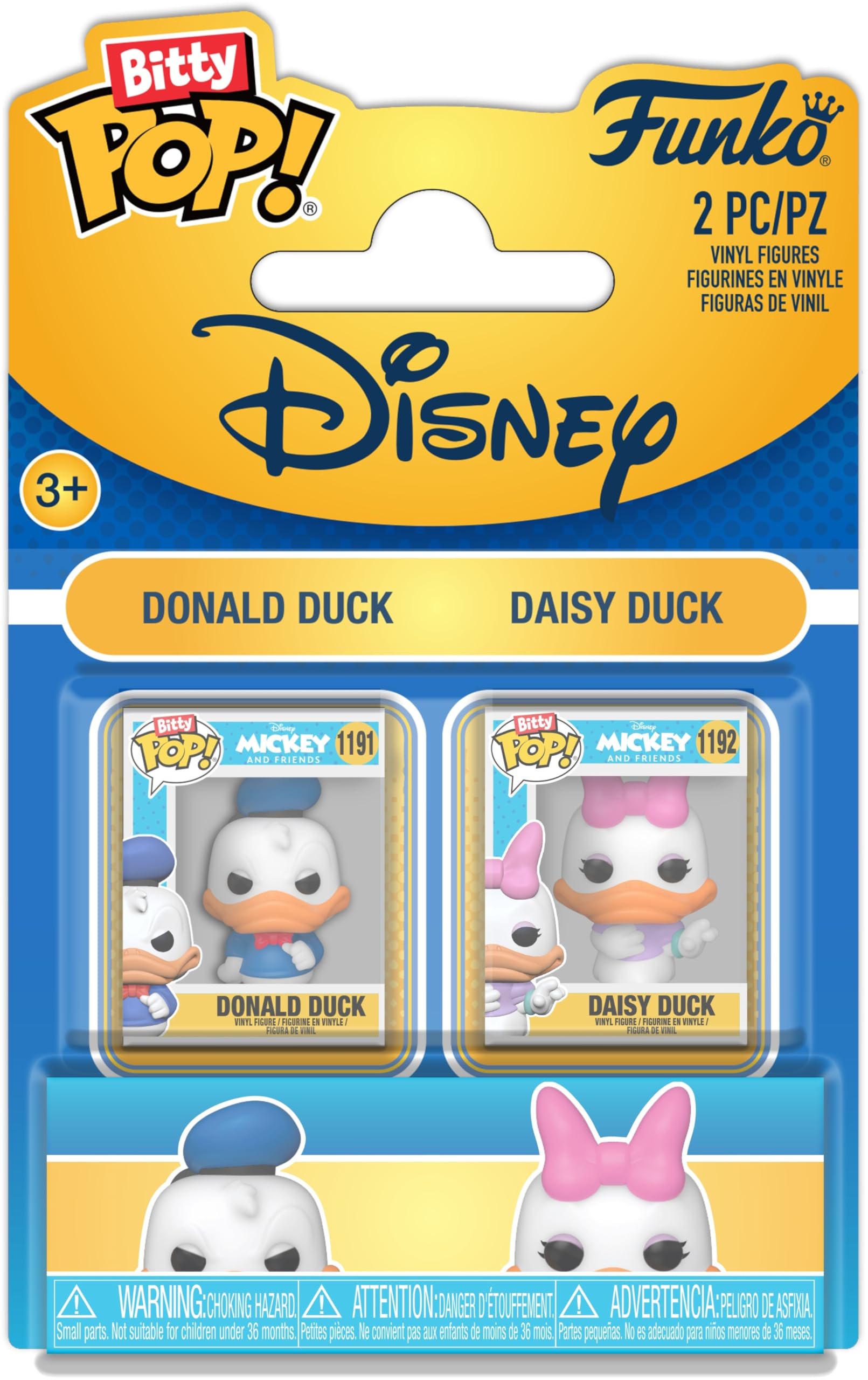 Funko Disney Bitty Pop Donald & Daisy 2Pk