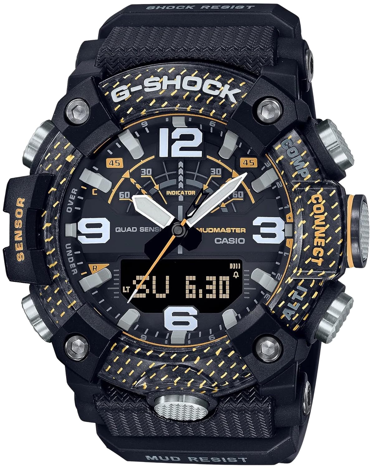 Casio GShock GGB100Y1 MUDMASTER BLE Carbon Quad Sensor