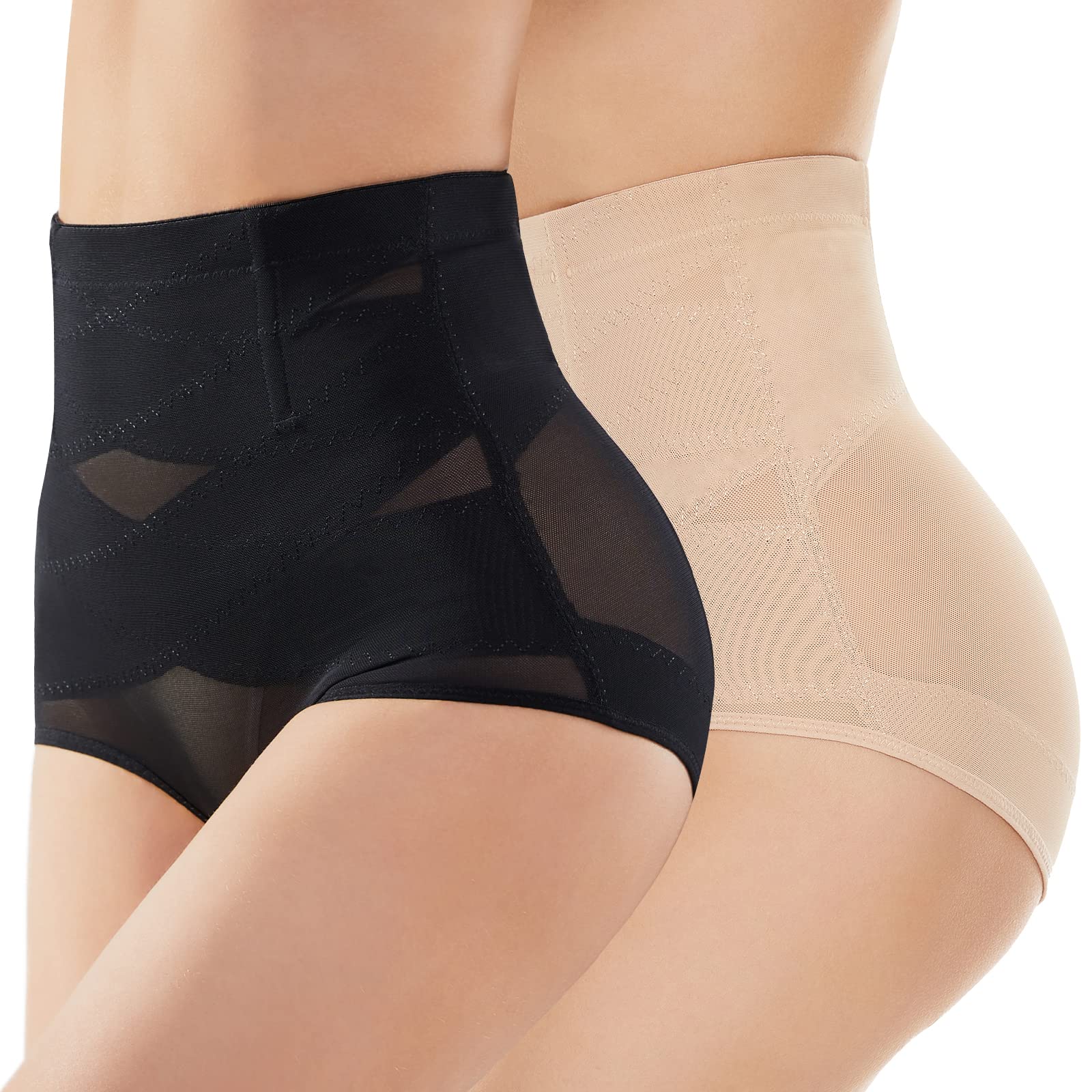 SIMIYA Damen Shapewear Miederhose Bauchweg Hohe Taille Bequem | Weicher bequemer Unterhose Bauchkontrolle Miederpant Unterwäsche Body Shaper für Frauen