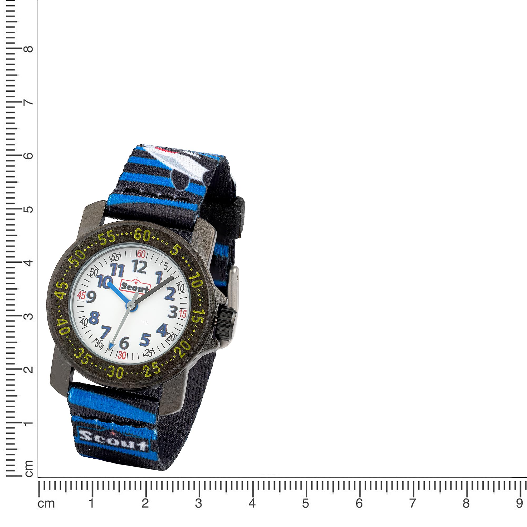 Scout Jungen Analog Quarz Uhr mit Textil Armband 376.009