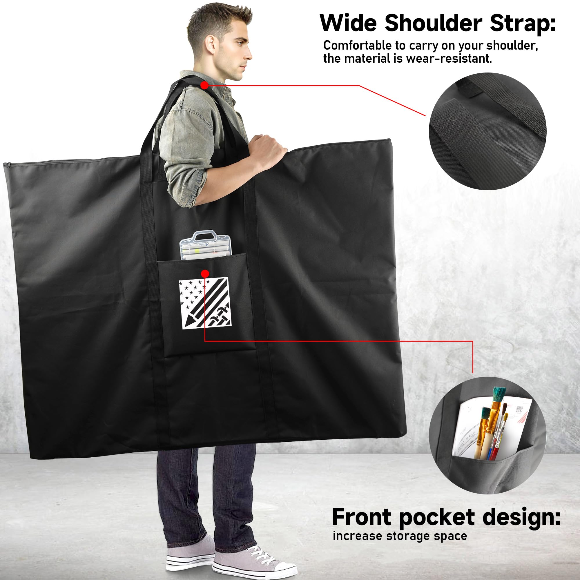 Westford Mill Unisex Adult 530 Canvas Accessory Case - Natural, Small