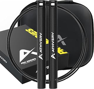 CrossFit Jump Rope, Speed Skipping Rope for Double Unders, Cardio & HIIT