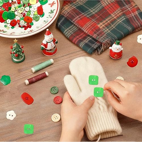 Miniatura 34 de 600-700 botones redondos de resina de varios tamaños para manualidades, costura, bricolaje, pintura manual de botones, botones de adorno hechos a