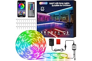 Waterproof Ultra Long LED Light Strips, Enhance Ambiance Outdoors