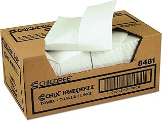 Durawipe Shop Towels, 13 X 15, Z Fold, White, 100/Carton