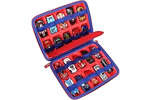 Durable Matchbox Car Carrying Case for Up to 20 Hotwheels