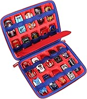 Vista 9 de Mchoi Hot Wheels Case Storage for 20 Cars, Toy Car Organizer for Your Matchbox Cars Storage, Case Only