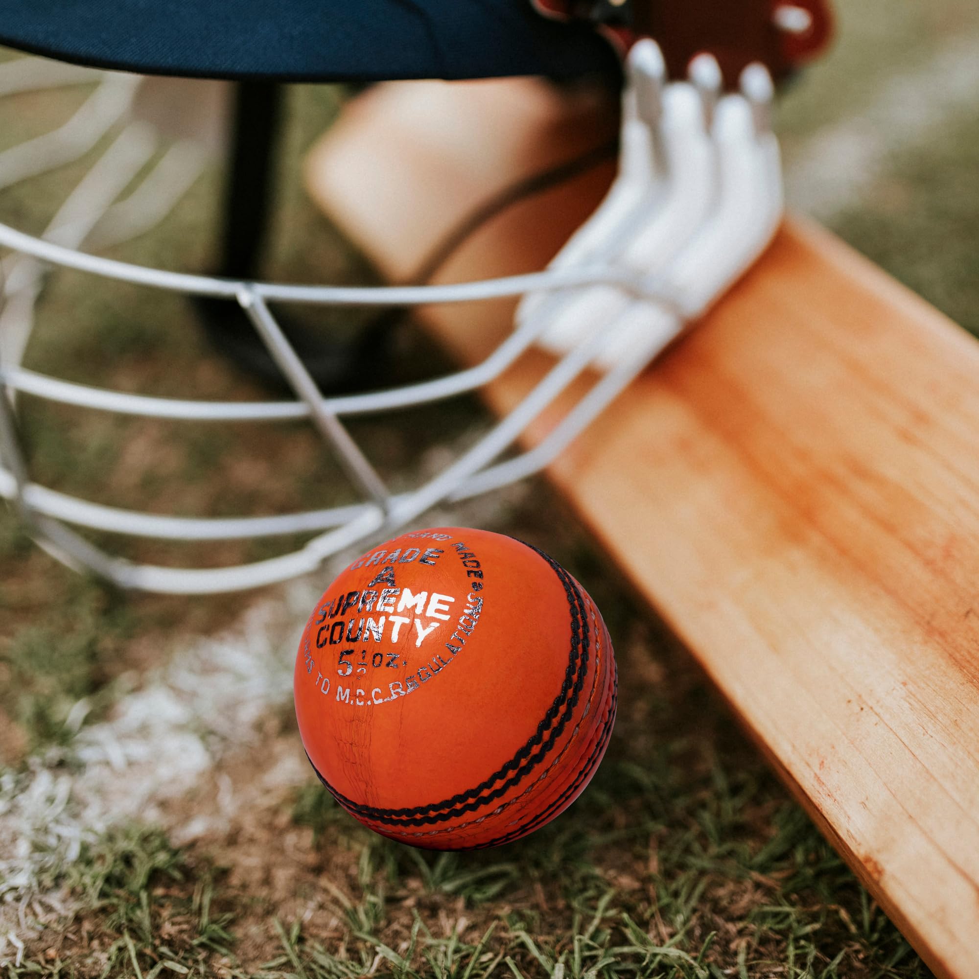 Zipper Leather Cricket Ball Senior Match Quality Hand Stitched Balls 5.50oz Weight…