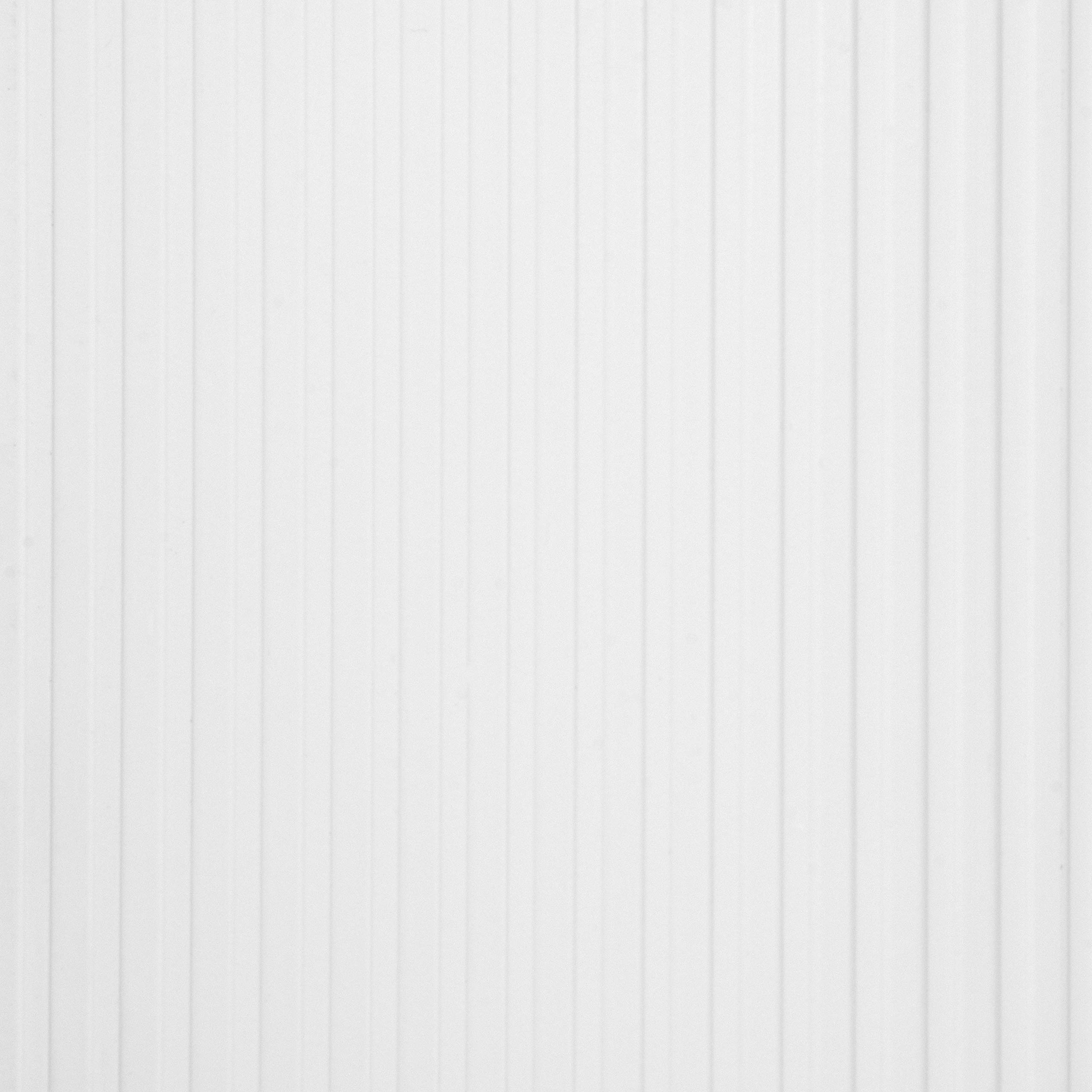 DALIX Ribbed Vertical Blinds Replacement Slats White Vinyl 82.5