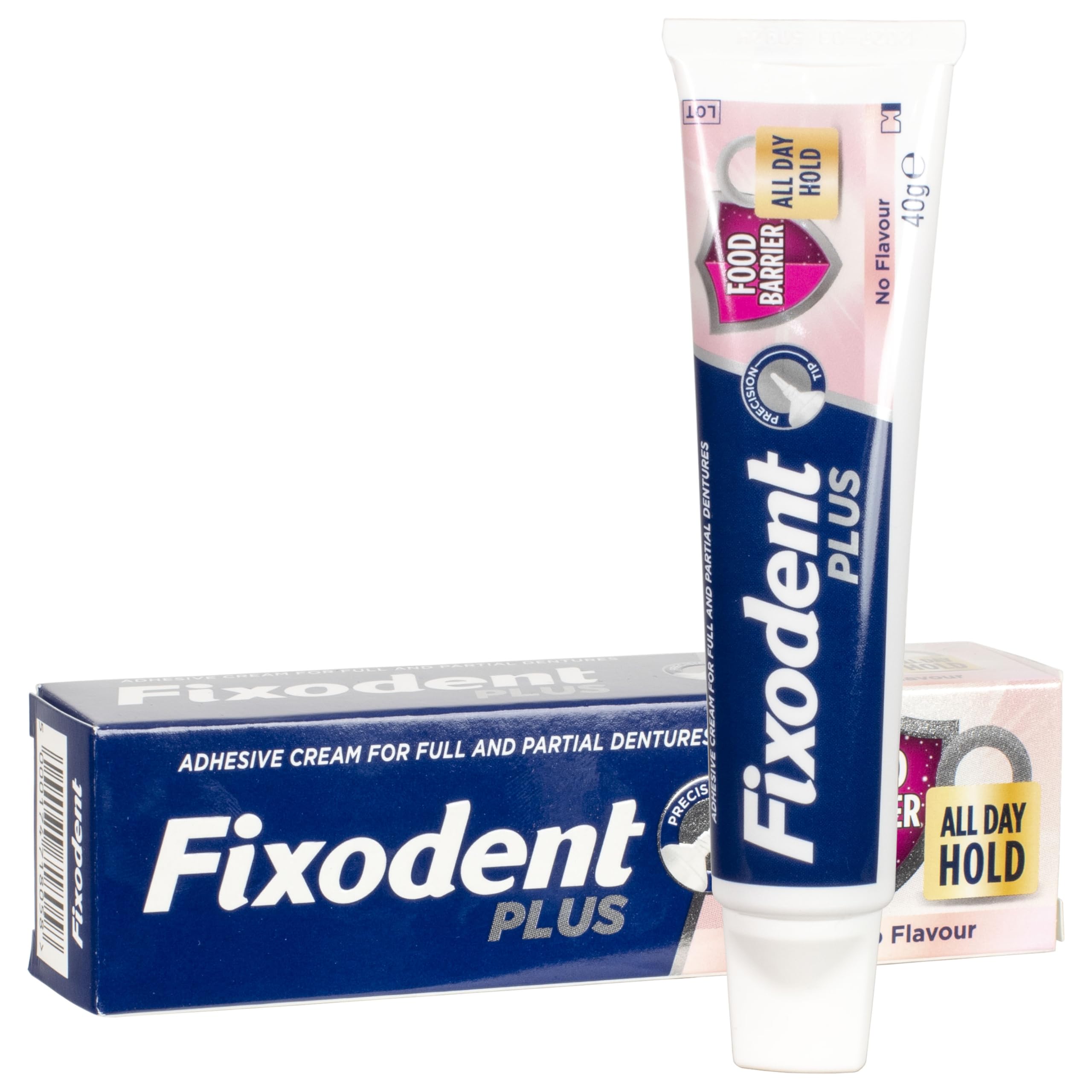 Fixodent Plus Best Food Seal Premium Denture Adhesive Cream 40 g