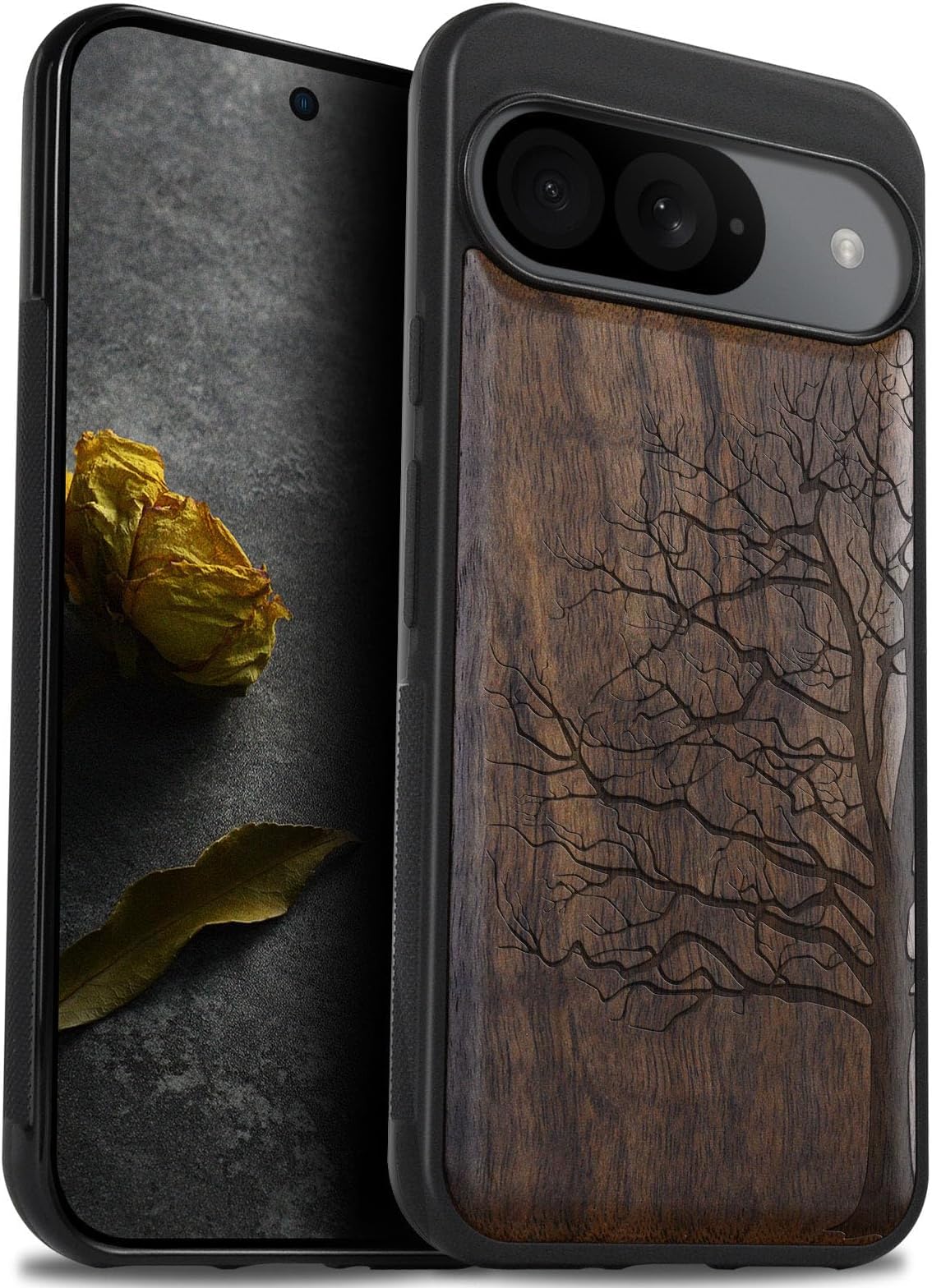 Custodia Protettiva Google Pixel 8 Blu Robusta Pelle Zip e Stand