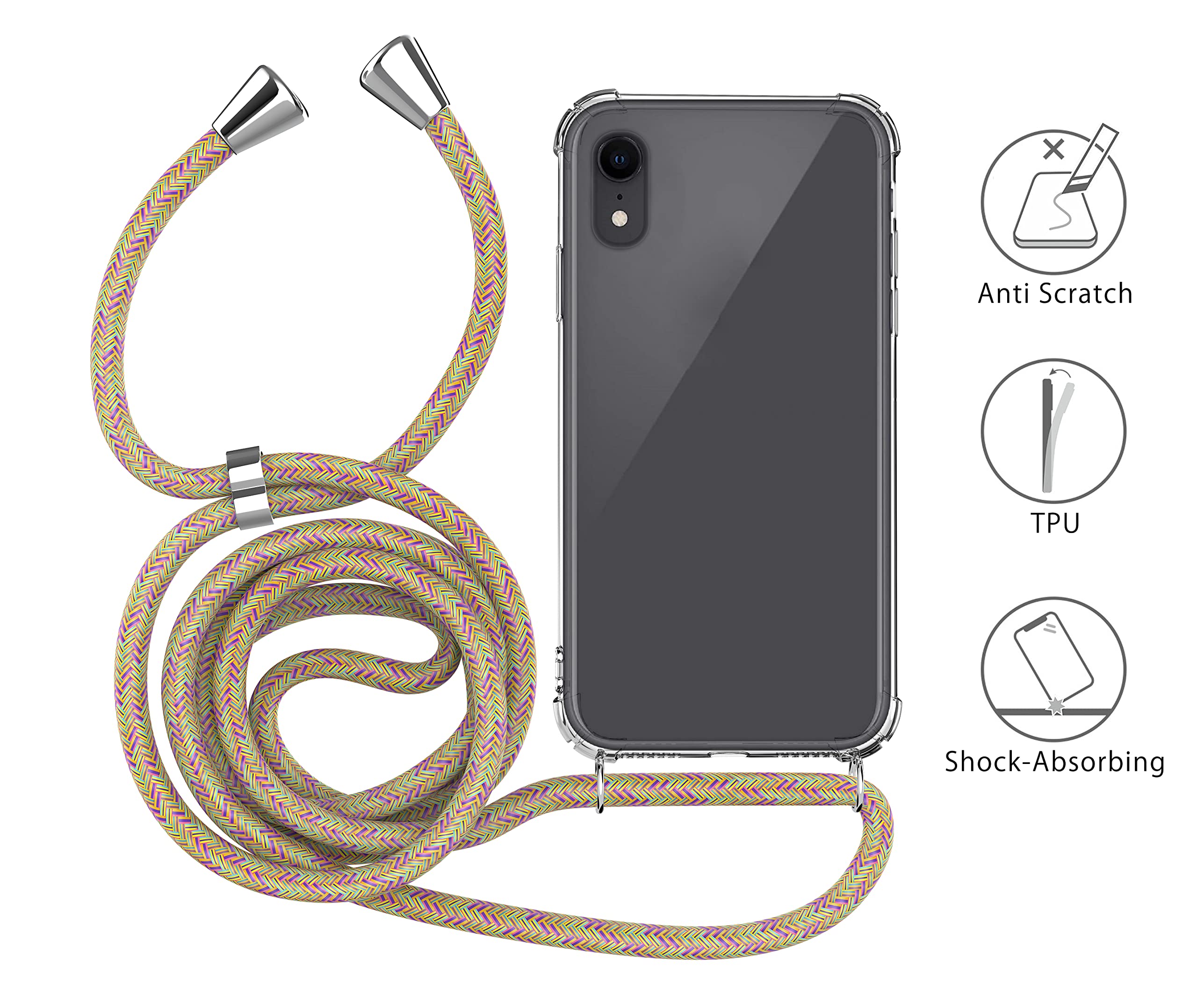 Pitau Fulina Per IPhone 16 16E 16Pro 15 Pro 14 13 12 11 XS XR 10 Porta Della Cintura Cellulare In Nylon Robusta Per La Custodia Per Clip Con Cinghi~p141108951