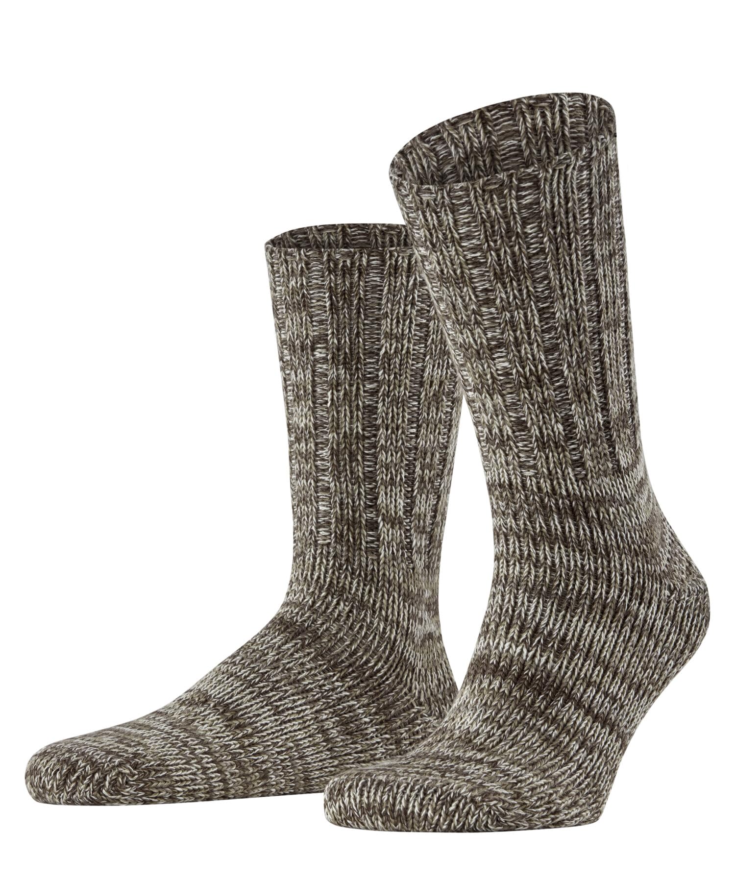 FALKE Men's Brooklyn M So Cotton Plain 1 Pair Socks, White Wool 2060, 8.5-11