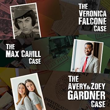Unsolved Case Files - 3 Case Bundle Avery Gardner, Max Cahill, and Veronica Falcone Cases